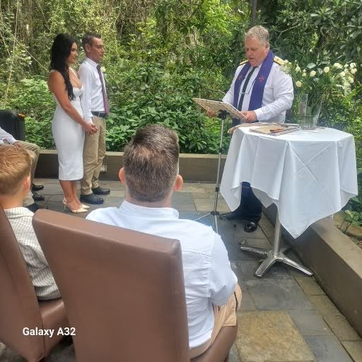 Wedding ceremony by Dr. Gerrit Rademeyer in Petrusville