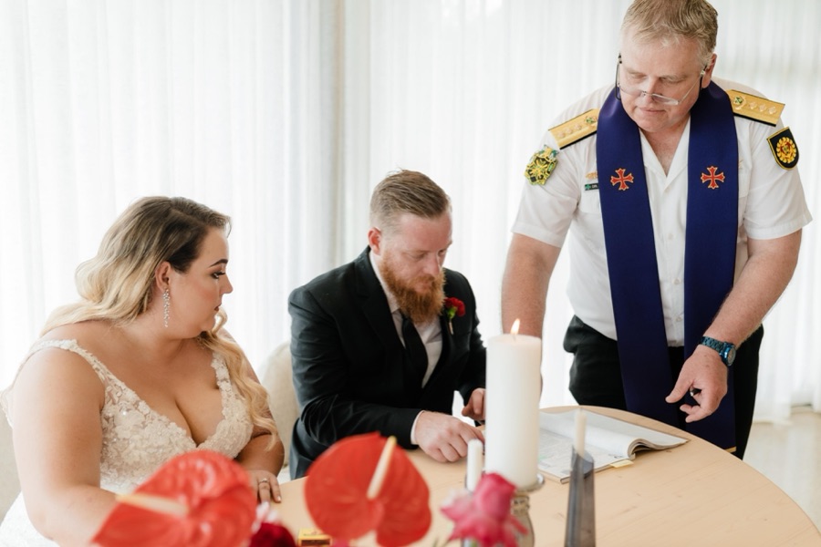 Wedding ceremony by Dr. Gerrit Rademeyer in Petrusville